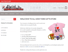 Tablet Screenshot of allnewyorkgifts.com